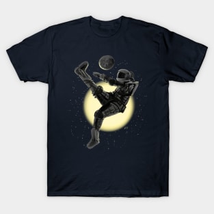 Space Soccer with the Moon T-Shirt